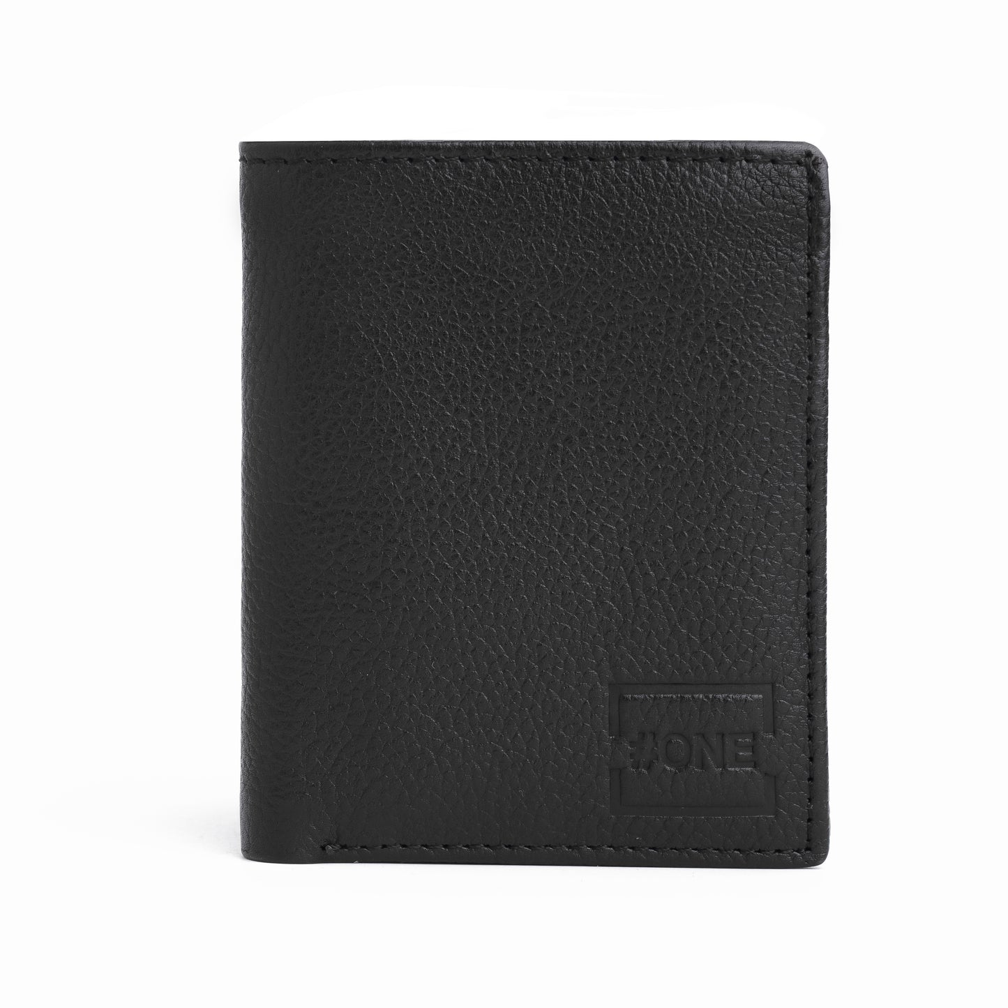 Book Style Leather Wallet - Black