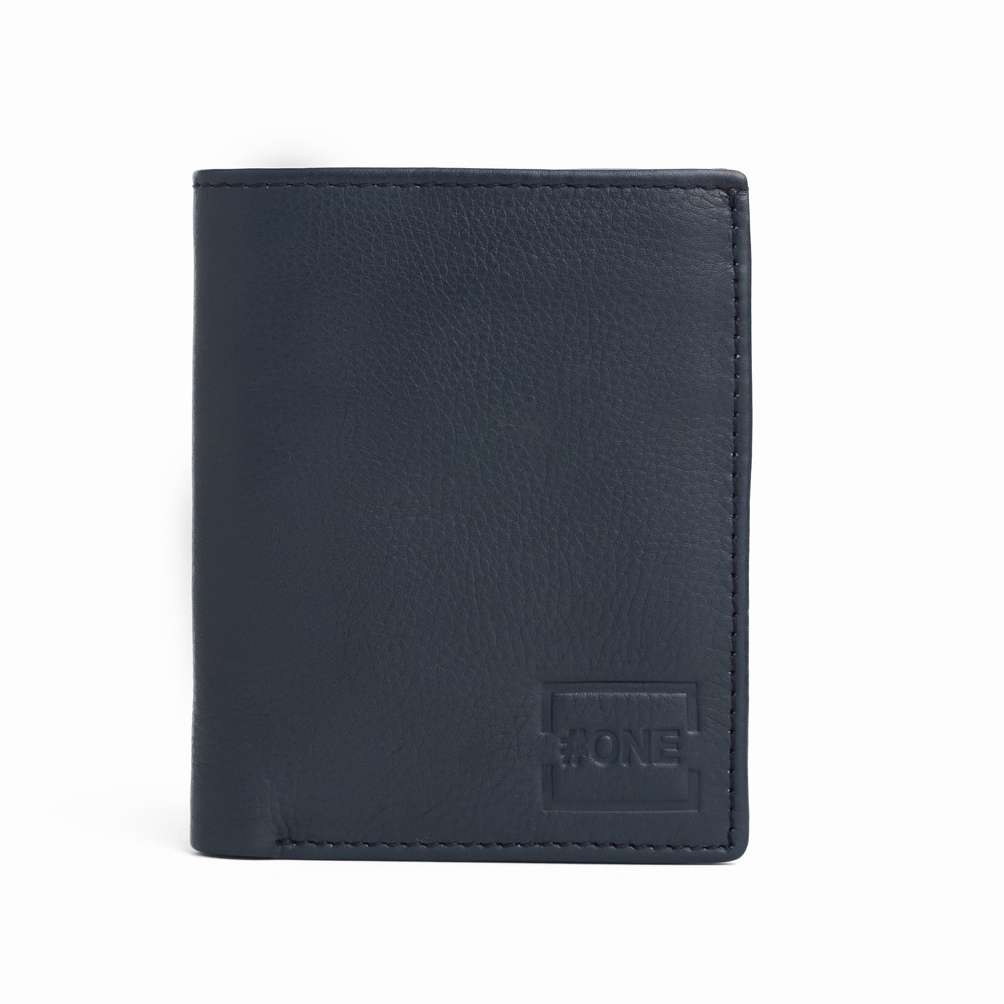 Book Style Leather Wallet - Blue