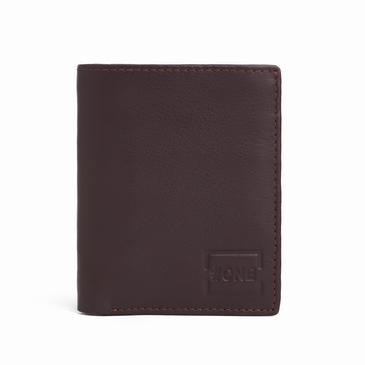 Book Style Leather Wallet - Maroon
