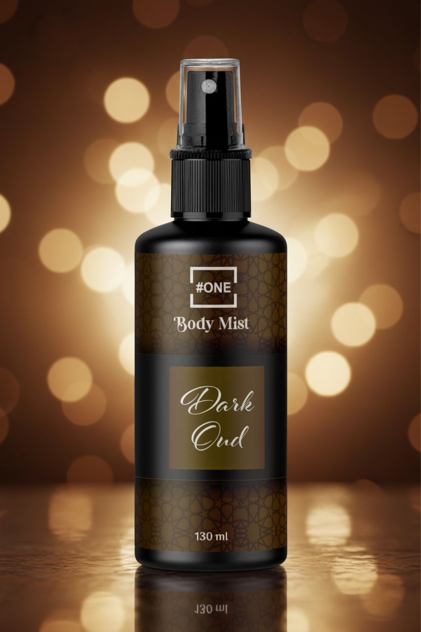 معطر الجسم برائحة العود الداكن