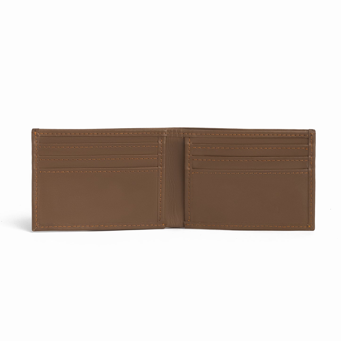 Dollar Size Leather Wallet in Tan