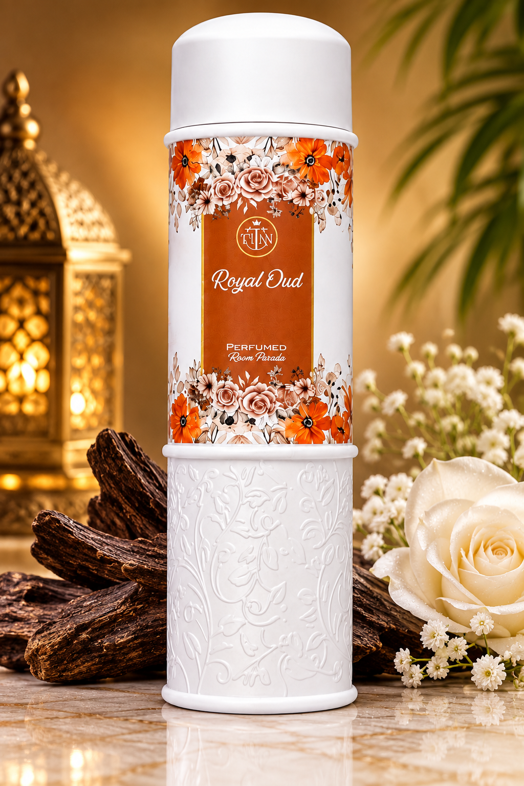 Royal Oud Perfume Talcum Powder Titan